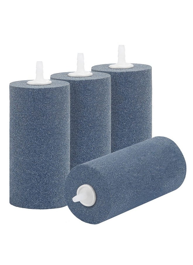 Pawfly Pawfly Aquarium 4 Inch Air Stone Cylinder for Larger Pumps Bubble Diffuser Release Tool for Buckets Fish Tanks Outdoor Garden Ponds and DWC Reservoirs, 4 Pack  - Image 1