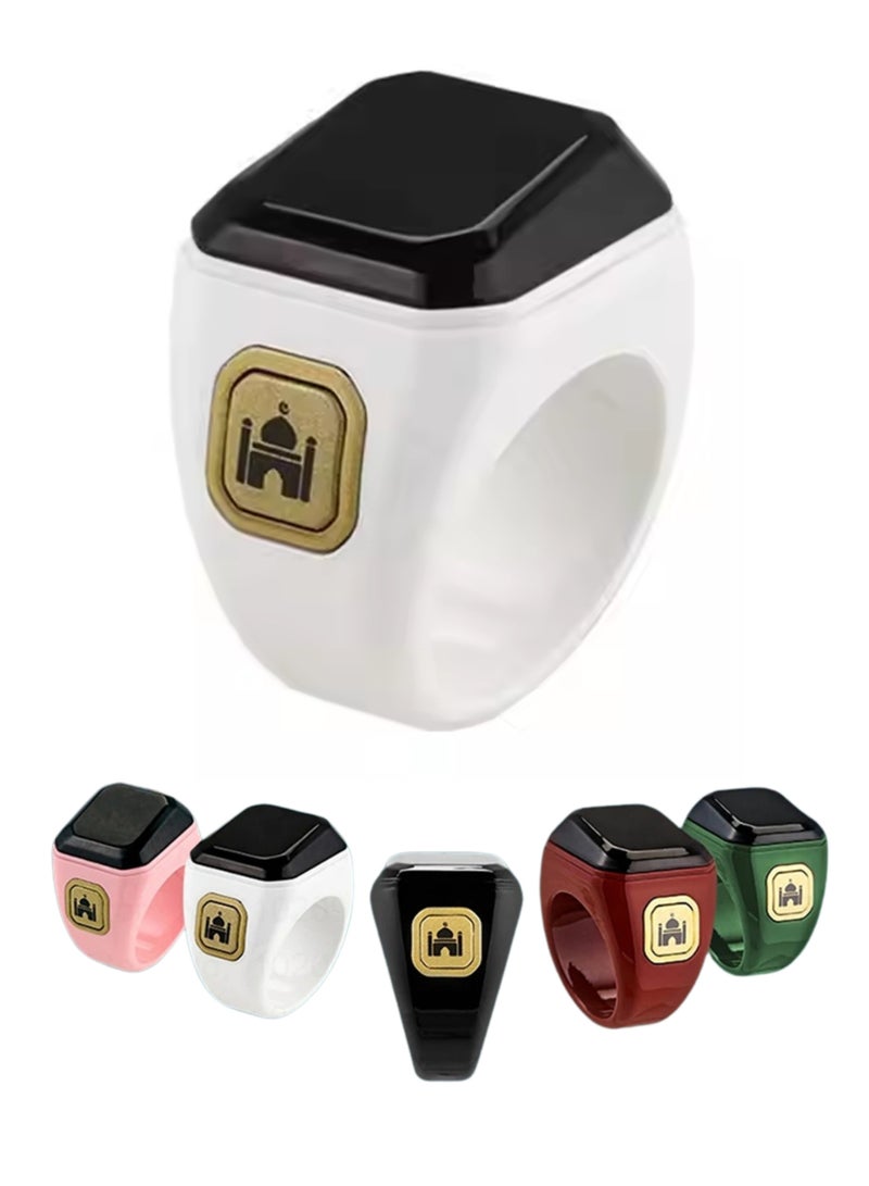 BSTWSH Zikr Ring Smart Ring – 20mm Wearable Tasbih Counter with Vibration Reminder, Bluetooth Connection, IQIBLA App, 5 Daily Prayer Reminders, OLED Display – Stylish & Functional for Modern Muslims  - Image 1