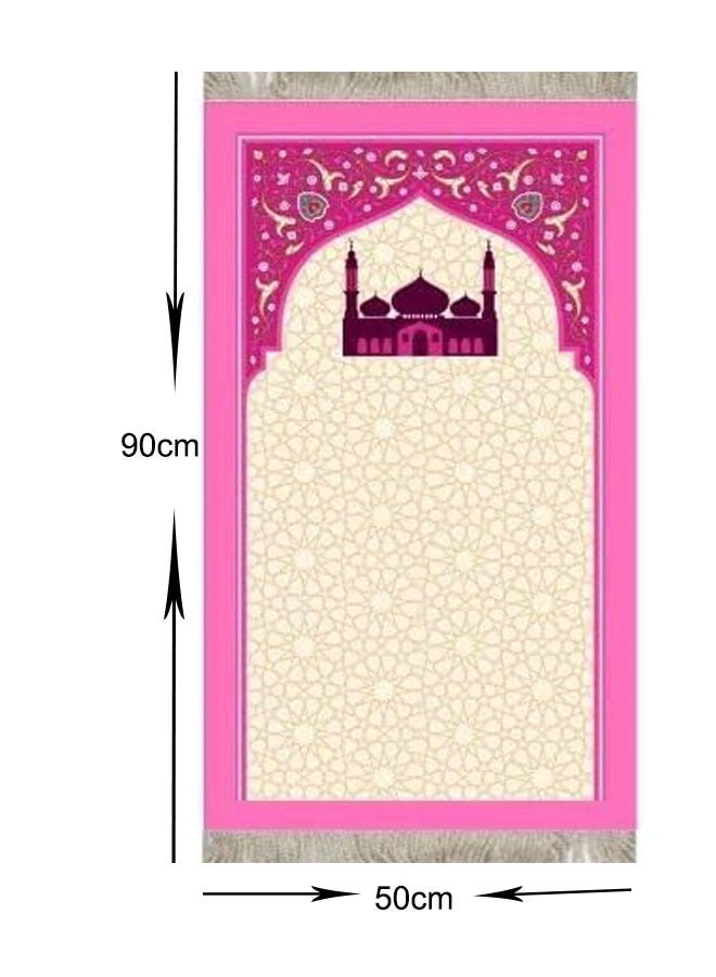 Kids Quality Prayer Mat With The Islamic Cartoon Design for Children Eid Gift,Ramadan Gifts Dimensions 90 x 50 cm - Image 2