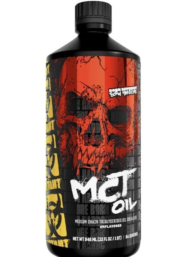 ميوتانت زيت MCT من MUTANT | 100% MCTs C8 و C10 نقية من زيت جوز الهند وقود مناسب للكيتو بدون كربوهيدرات بدون نكهة 946 مل - Image 1