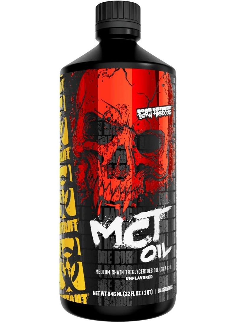 ميوتانت زيت MCT من MUTANT | 100% MCTs C8 و C10 نقية من زيت جوز الهند وقود مناسب للكيتو بدون كربوهيدرات بدون نكهة 946 مل - Image 3