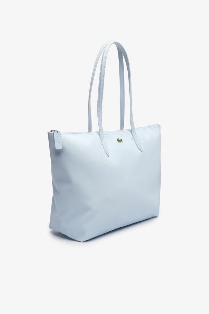 لاكوست أزياء لاكوست النسائية مفهوم متعدد الاستخدامات سعة كبيرة حجم كبير سحابة اليد حقيبة حقيبة حقيبة كبيرة كبيرة - Image 2