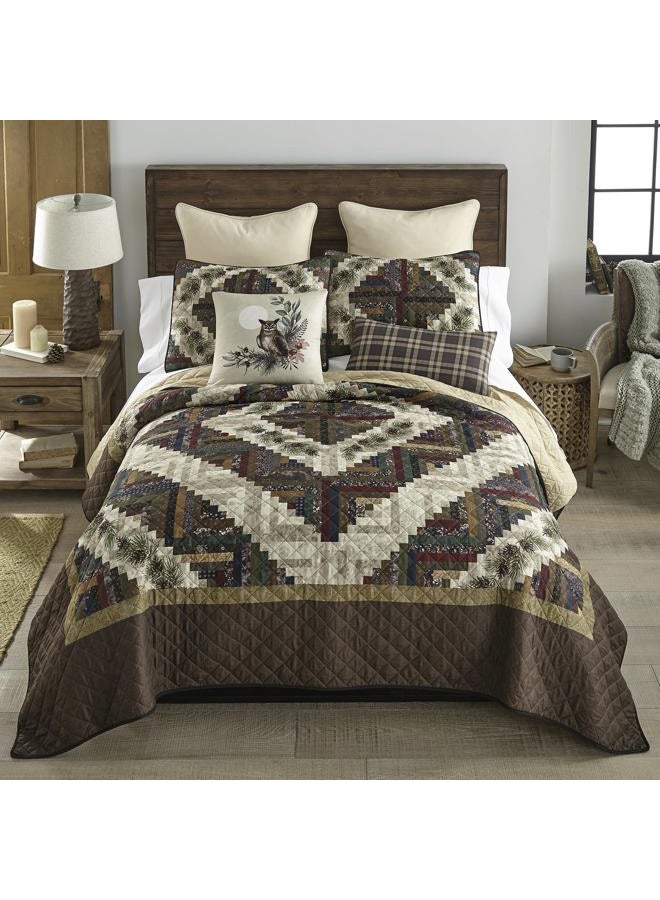 Donna Sharp Queen Bedding Set - 3 Piece - Whitley Lightweight Quilt Set with Queen Quilt and Two Standard Size Pillow Shams - Machine Washable - Image 1
