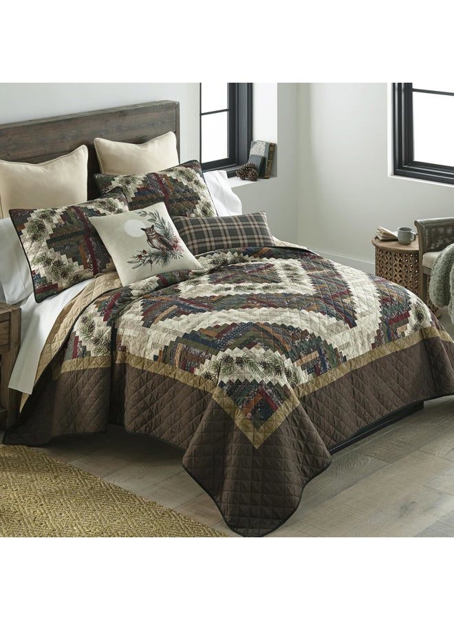 Donna Sharp Queen Bedding Set - 3 Piece - Whitley Lightweight Quilt Set with Queen Quilt and Two Standard Size Pillow Shams - Machine Washable - Image 3