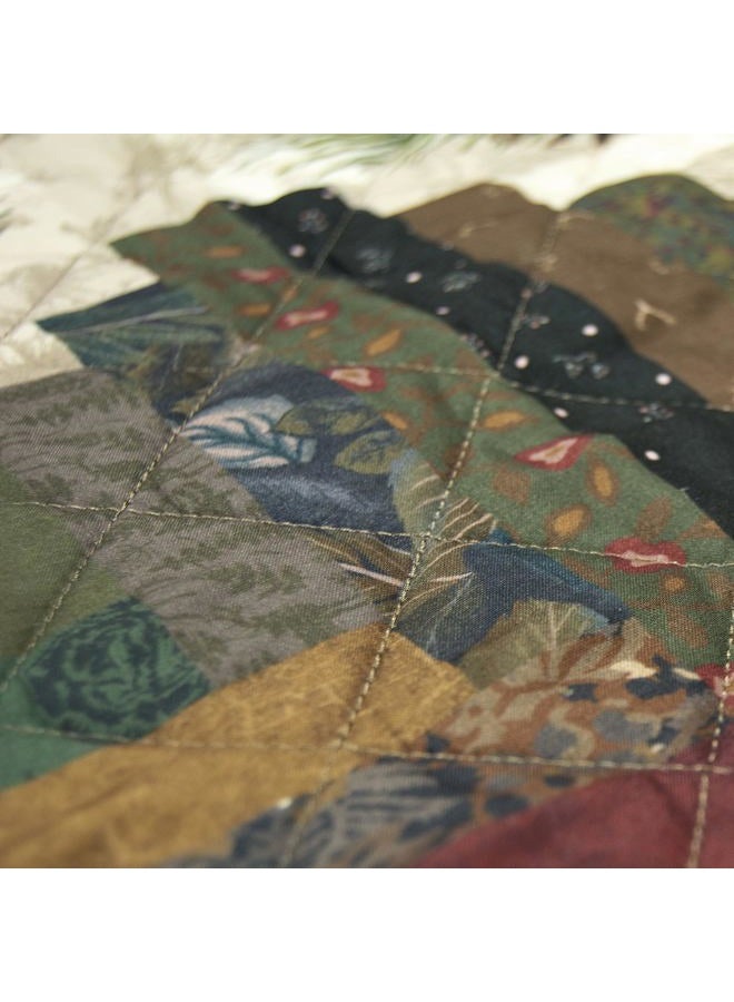 Donna Sharp Queen Bedding Set - 3 Piece - Whitley Lightweight Quilt Set with Queen Quilt and Two Standard Size Pillow Shams - Machine Washable - Image 4