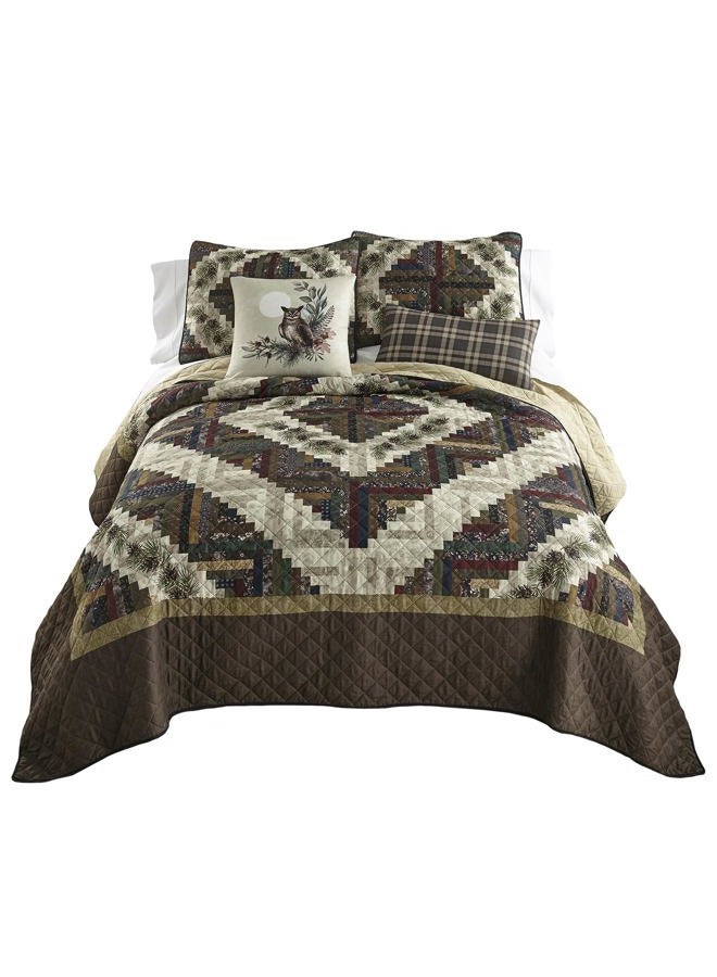 Donna Sharp Queen Bedding Set - 3 Piece - Whitley Lightweight Quilt Set with Queen Quilt and Two Standard Size Pillow Shams - Machine Washable - Image 2