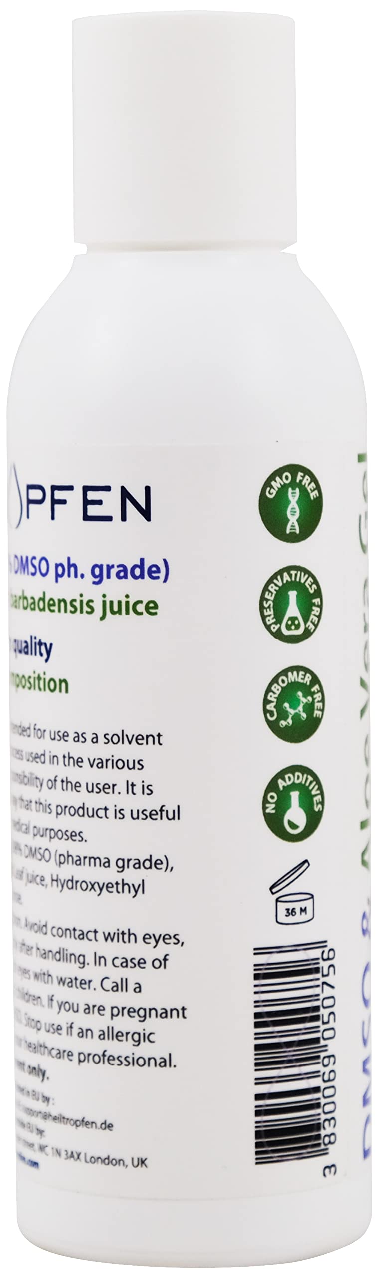 Heiltropfen جل هيليتروبين DMSO مع الألوة فيرا | 5 أونصات - 150 جرام | كريم DMSO | نقاء عالي - Image 4