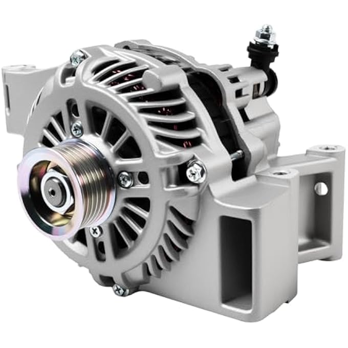 Autodevil 11008N Alternator Fit for Maz-da 3 2004-2009 L4 2.0L 2.3L, for Maz-da 5 2006-2007 L4 2.3L, 90Amp 12V Automotive Alternator OE 11008 A003TG1391 LF1F18300 - Image 1