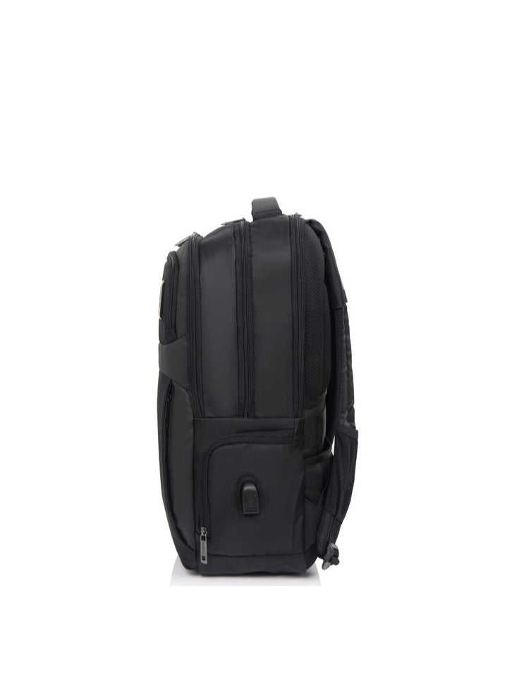 AMERICAN TOURISTER Segno 2.0 Laptop Backpack, 31L Capacity, Polyester, Black|Antimicrobial Treated Lining|Back Quick Access Pocket|Expandable|Padded Shoulder Strap|Fits 15.6" Laptop|Bottle Holder - 1 Year International Warranty - Image 5