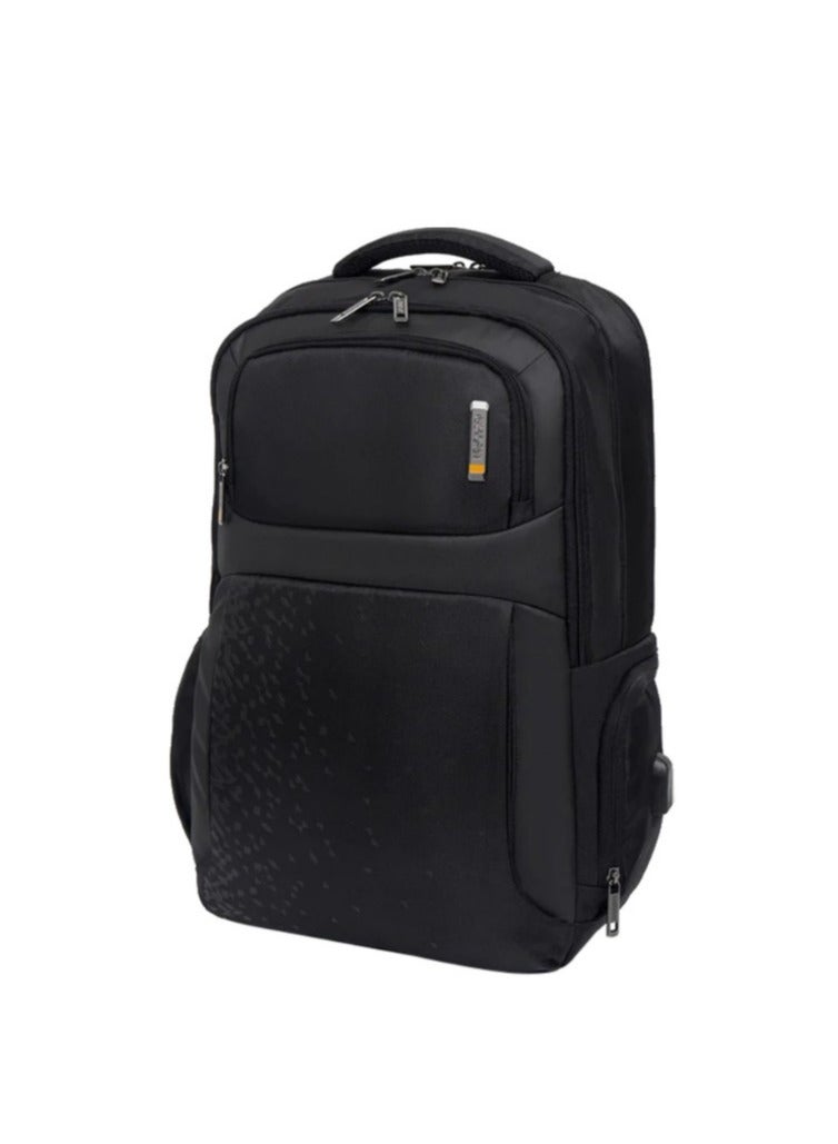 AMERICAN TOURISTER Segno 2.0 Laptop Backpack, 31L Capacity, Polyester, Black|Antimicrobial Treated Lining|Back Quick Access Pocket|Expandable|Padded Shoulder Strap|Fits 15.6" Laptop|Bottle Holder - 1 Year International Warranty - Image 1