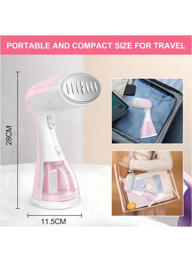 Garment Steamer Iron,High-Power Handheld Garment Steamer Clothes Steamer Portable Steam Iron 35s Fast Heat-up Ironing Wrinkle Remover -1500W 300ML