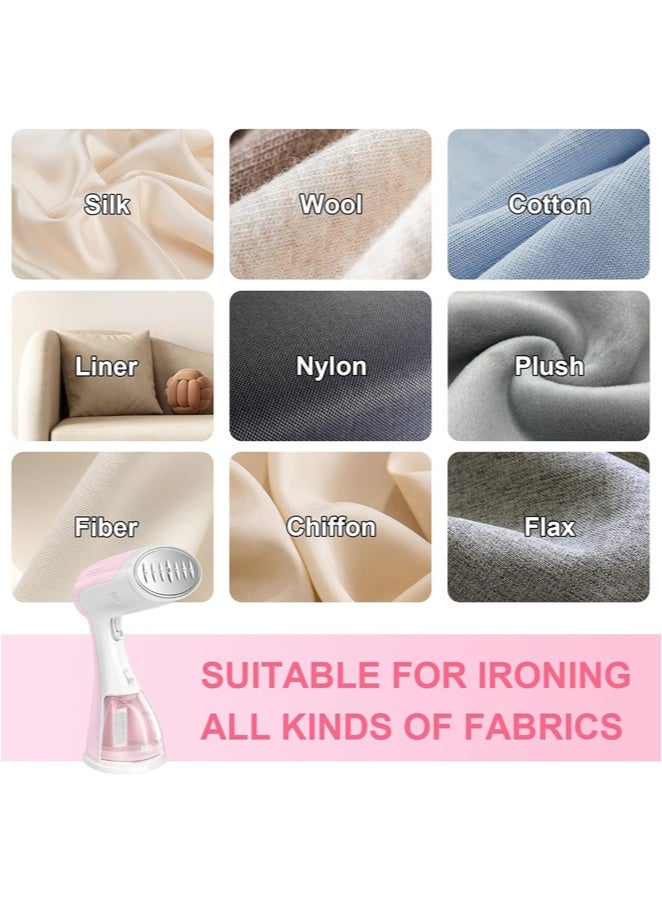 Garment Steamer Iron,High-Power Handheld Garment Steamer Clothes Steamer Portable Steam Iron 35s Fast Heat-up Ironing Wrinkle Remover -1500W 300ML