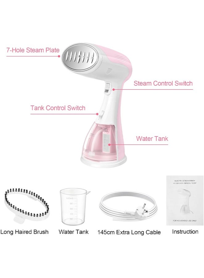 Garment Steamer Iron,High-Power Handheld Garment Steamer Clothes Steamer Portable Steam Iron 35s Fast Heat-up Ironing Wrinkle Remover -1500W 300ML