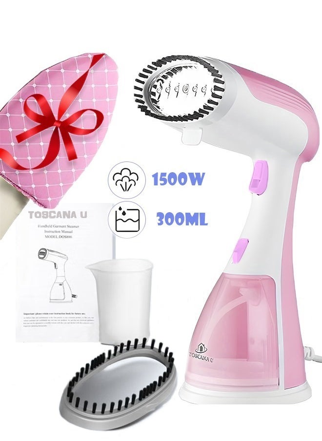 TOSCANA U Steam iron for clothes, 300 ml, 1500 watts with heat resistant glove 