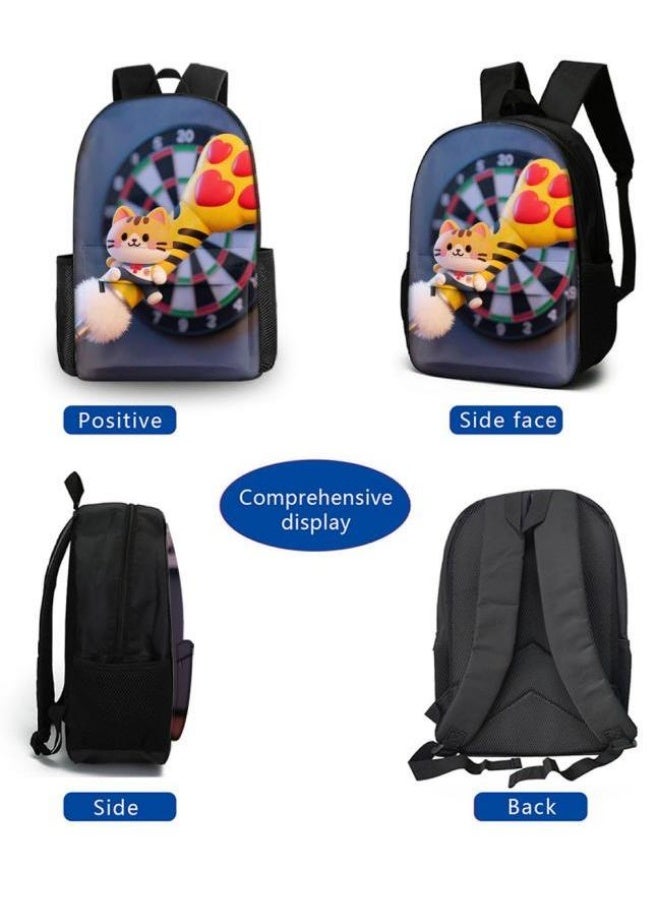 Bright Li Fire Fashion is unlimited! Cartoon bag three-piece set, suitable for a variety of scenes for students and teenagers (available for students, children, friends on outings, mountain climbing, schooling, etc.) - 110 - Image 3