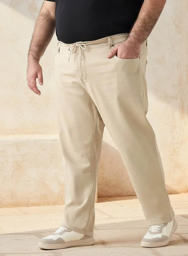 ماكسيم Men Relaxed Fit Flexi Waist Jeans