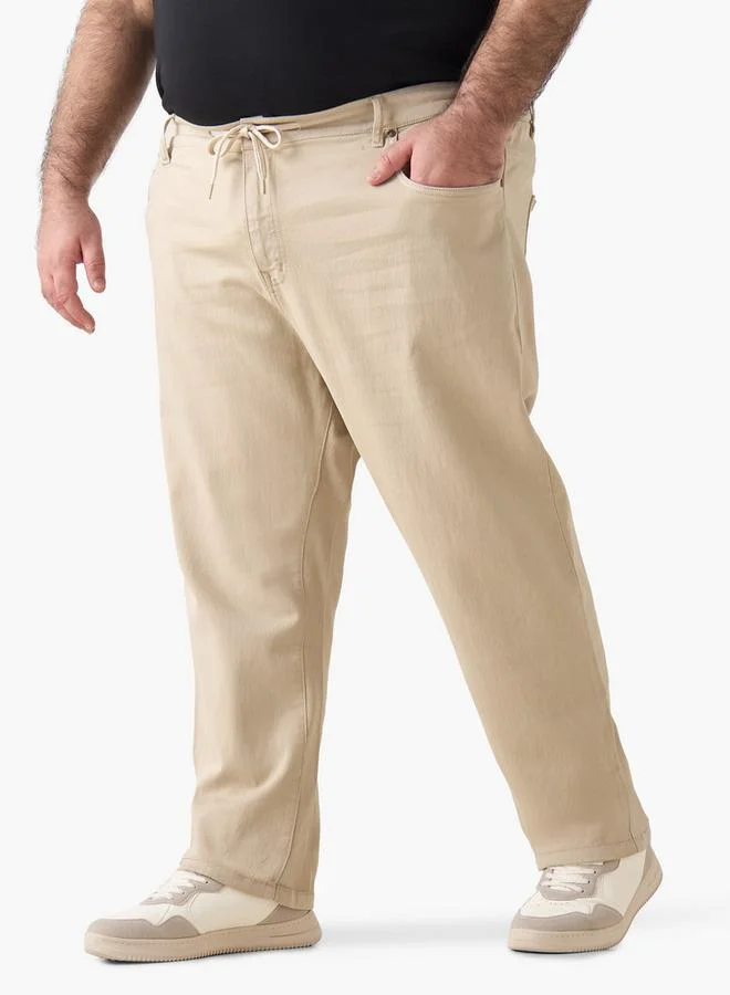 ماكسيم Men Relaxed Fit Flexi Waist Jeans