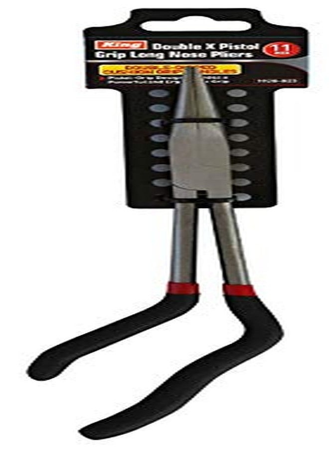 King Pistol Grip Long Nose Pliers (11-Inch Long Nose Pliers) - Image 1