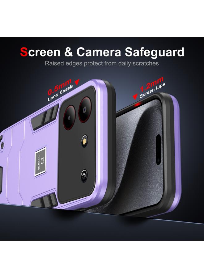 erorex Case For ZTE Blade A54 2 in 1 Shockproof Phone Case - Image 2