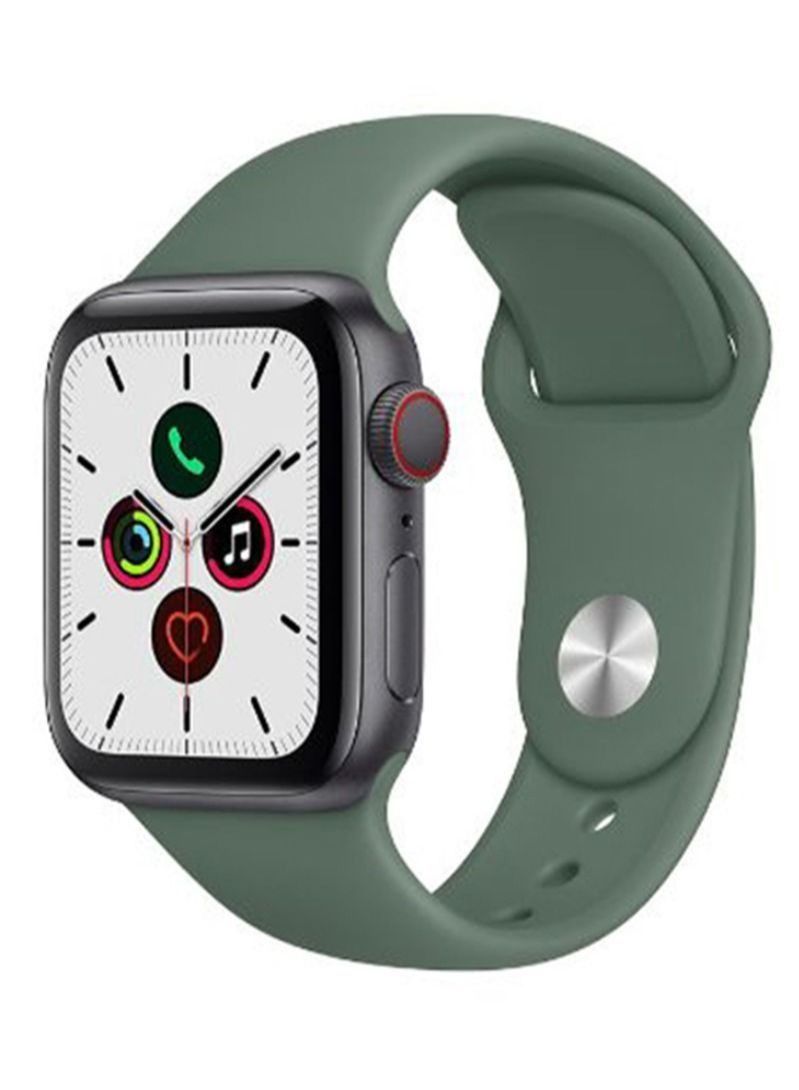 Apple Watchband , Apple Watch Strap for Apple Watch Series 7 / 6 / 5 /41 / 40 / 38 mm Pine Green - Image 1