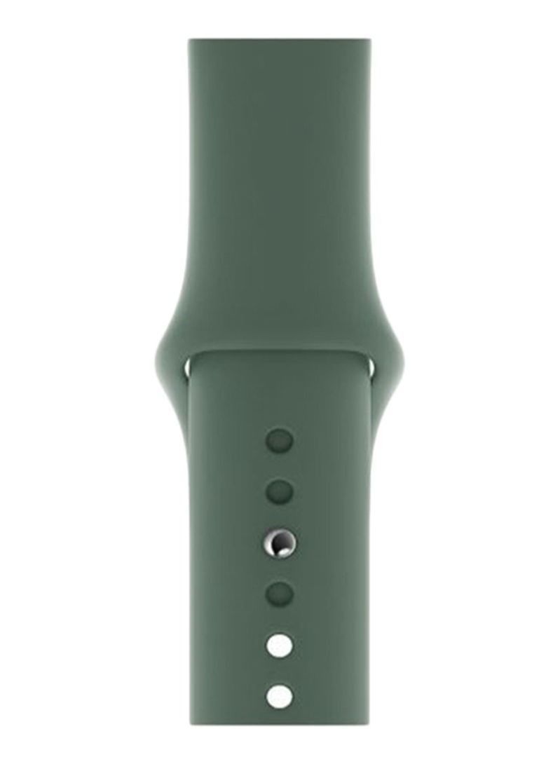 Apple Watchband , Apple Watch Strap for Apple Watch Series 7 / 6 / 5 /41 / 40 / 38 mm Pine Green - Image 2