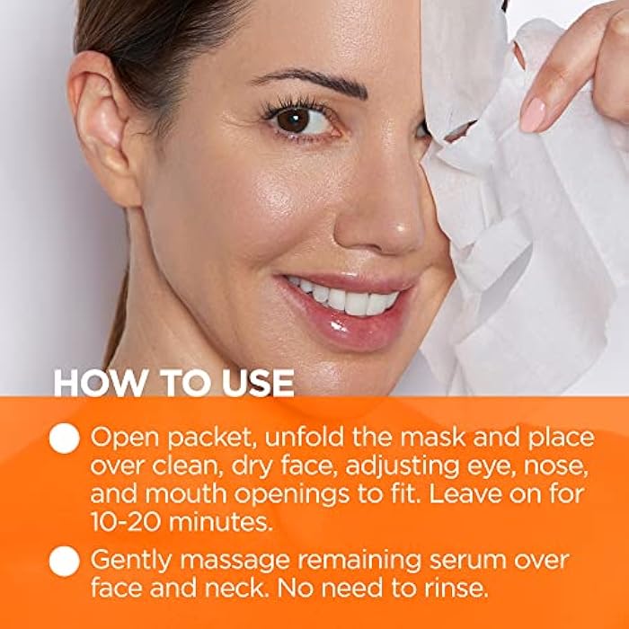 Andalou Naturals Instant Brighten & Tighten Hydro Serum Facial Mask, 0.6 Fluid Ounce - Image 4