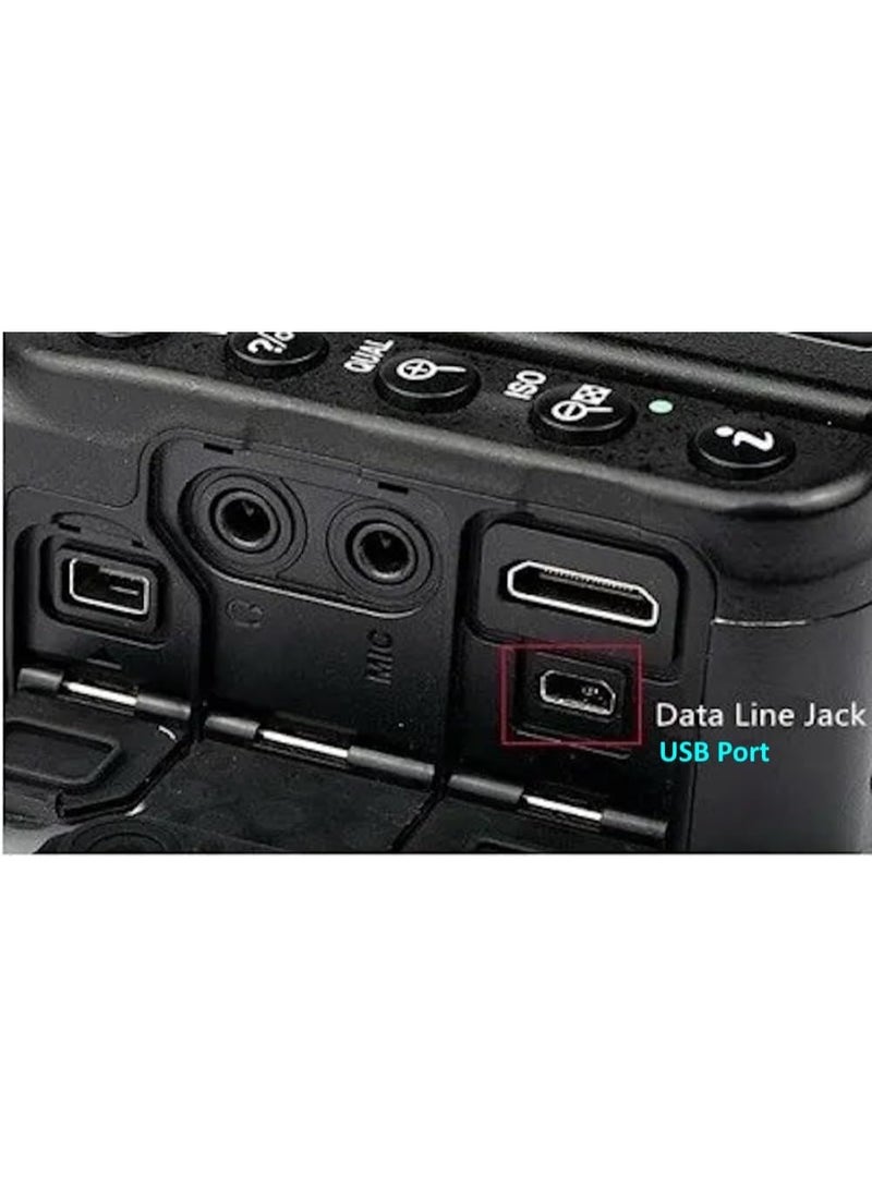 استبدال كابل USB لسوني Cybershot Cyber-Shot DSCH200، DSCH300، DSCW370، DSCW800، DSCW830، DSC-H200، DSC-H300، DSC-W370، DSC-W800، DSC-W830 - Image 5