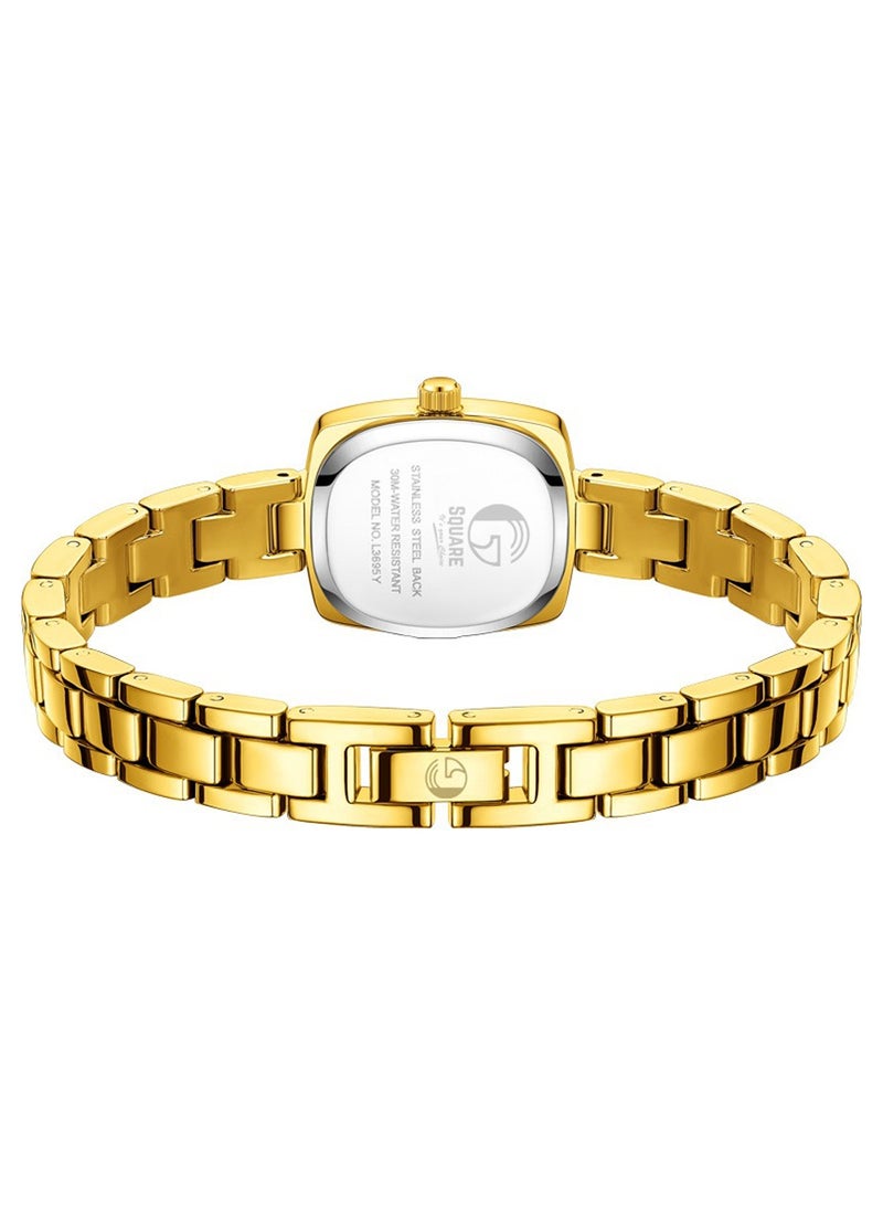 Gsquare Women’s Analog Quartz Gold Stainless Steel Watch – Model 3695 - Image 3