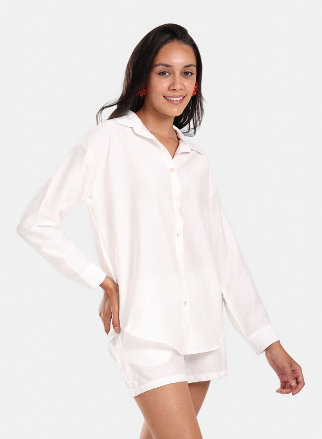 Carina Beach Shirt & Shorts Set - Image 2