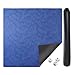 GUSTARIA Mahjong Mat Mahjong Table Mat with Prints Extra Dice for Poker Card Mahjong Dominoes Games Blue 35 inches - Image 3