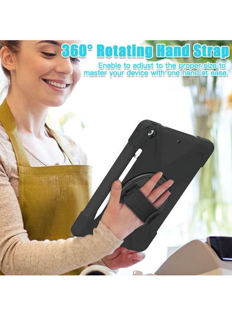 روك بو آي باد 9 / 2020 آي باد 8 / 2019 الجيل السابع من غطاء حماية آي باد ، قوي ودائم الثقيلة المضادة للصدمات قوس الدورية غطاء الحماية ، تنطبق على 10.2 بوصة آي باد 9 / 8 / 7 الجيل - Image 5