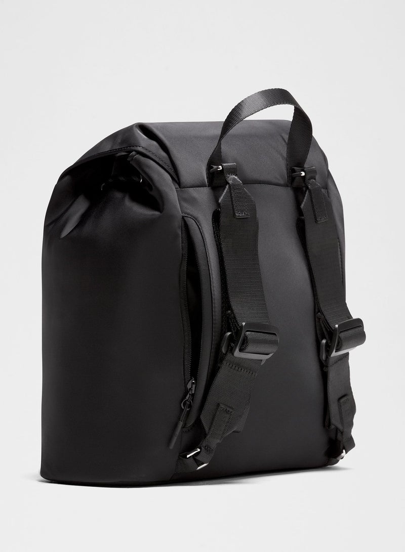 لولوليمون سحب النساء سحب دلو حقيبة الظهر، المدرسة، الرياضة، حقيبة الظهر اللياقة البدنية - أسود - Image 4