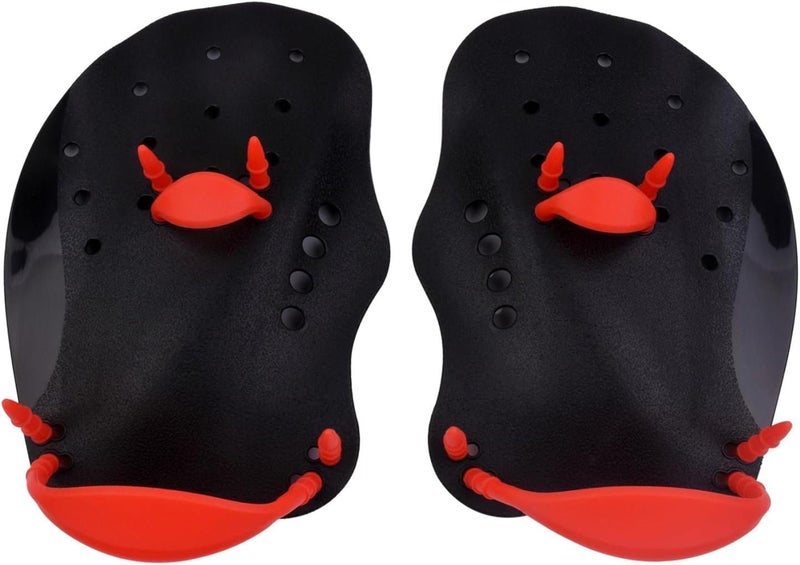 Slyk Swimming Hand Paddles with Adjustable Silicone Straps, Swim Diving Training Hand Paddles to Improve Swimming Technique (M-Adult) - Image 3