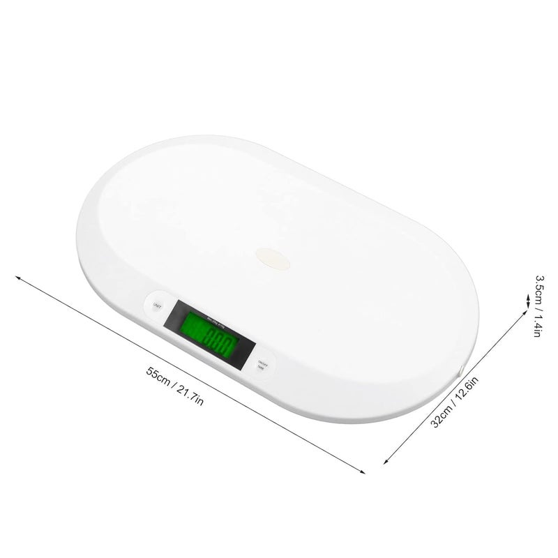 Keenso Baby Weight Scale, 44lb / 20kg Multi Purpose Household Ergonomic Digital Scale for Infants Toddlers, Puppy, Cat - Image 3