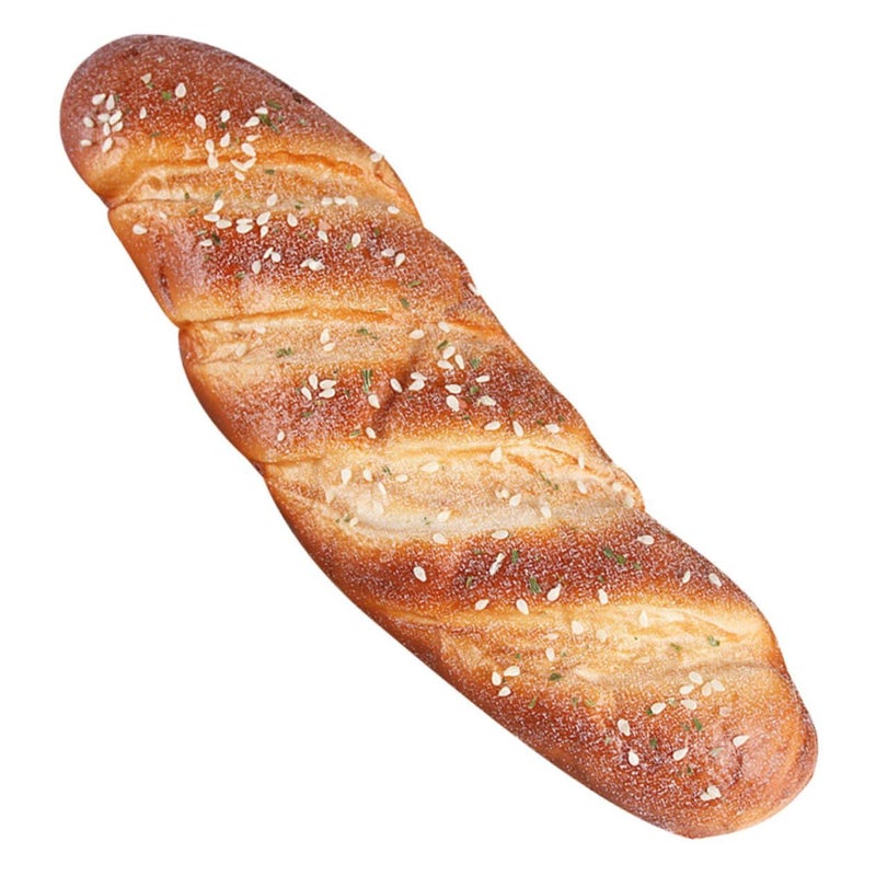 2pcs Realistic Faux Bread Ornament Lifelike Pu Decoration for Photography Bakery Display - Image 3