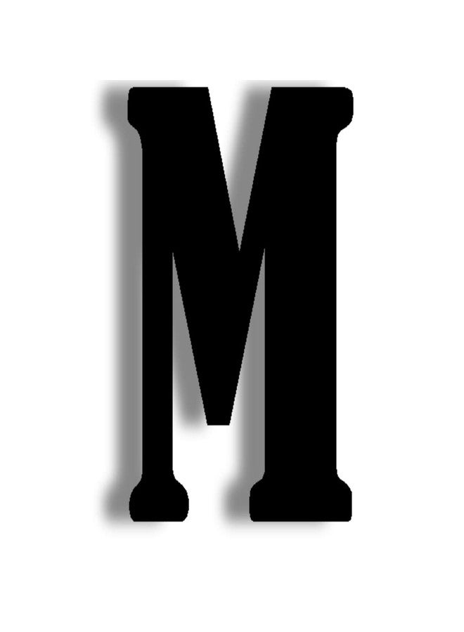 Khush Enterprise Khush Its Amazing Wooden Alphabet Letters for DIY Crafts, Home Wall Décor (M Letter,Clips,Rope) - Image 1