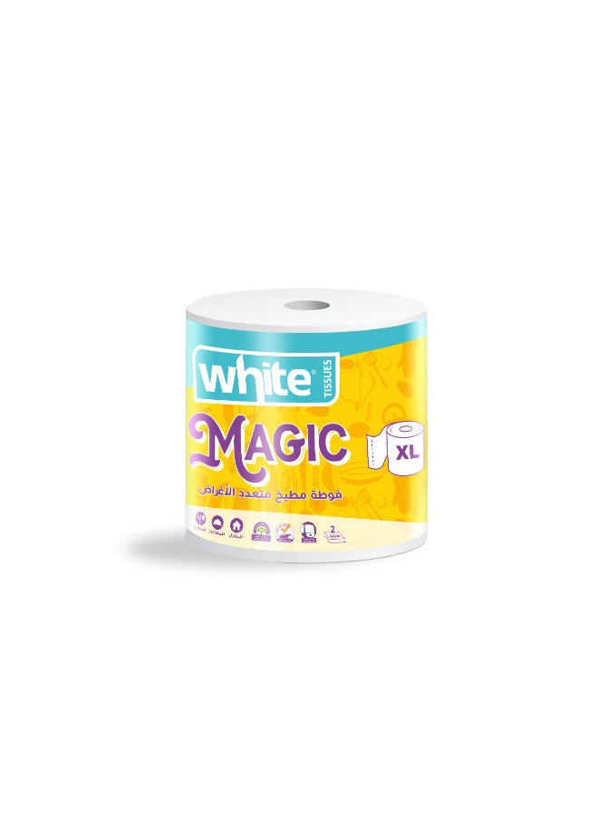 White - Magic Multipurpose Kitchen Towel X- Large - Image 1
