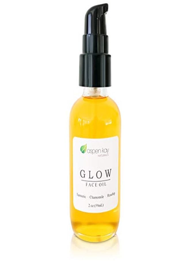 Aspen Kay Naturals - Rosehip Face Oil, Natural & Organic Face Moisturizer With Turmeric And Chamomile - Facial Serum - 2 Oz - Image 1