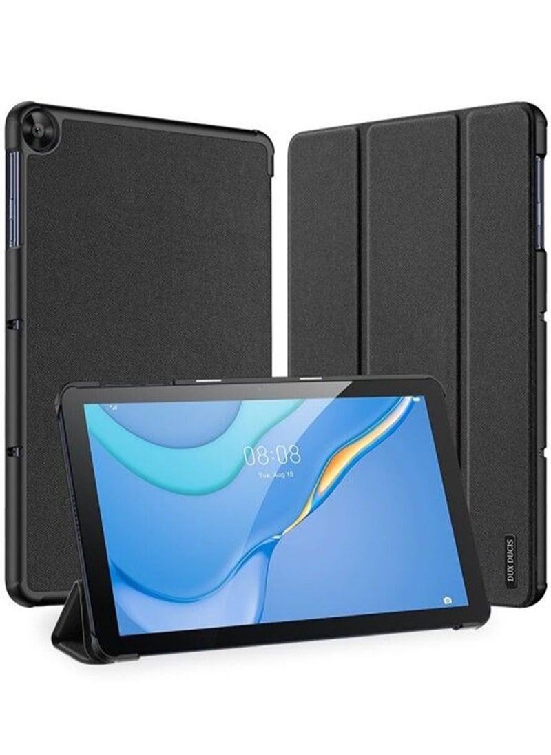 DUX DUCIS Dux Ducis Domo Series Horizontal Flip Magnetic PU Leather Case with Three folding Holder For Huawei MatePad T10s/T10 (Black)  - Image 1