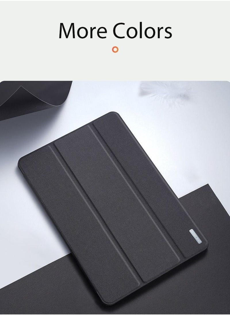 DUX DUCIS Dux Ducis Domo Series Horizontal Flip Magnetic PU Leather Case with Three folding Holder For Huawei MatePad T10s/T10 (Black)  - Image 2
