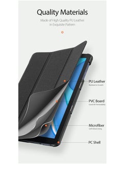 DUX DUCIS Dux Ducis Domo Series Horizontal Flip Magnetic PU Leather Case with Three folding Holder For Huawei MatePad T10s/T10 (Black)  - Image 5