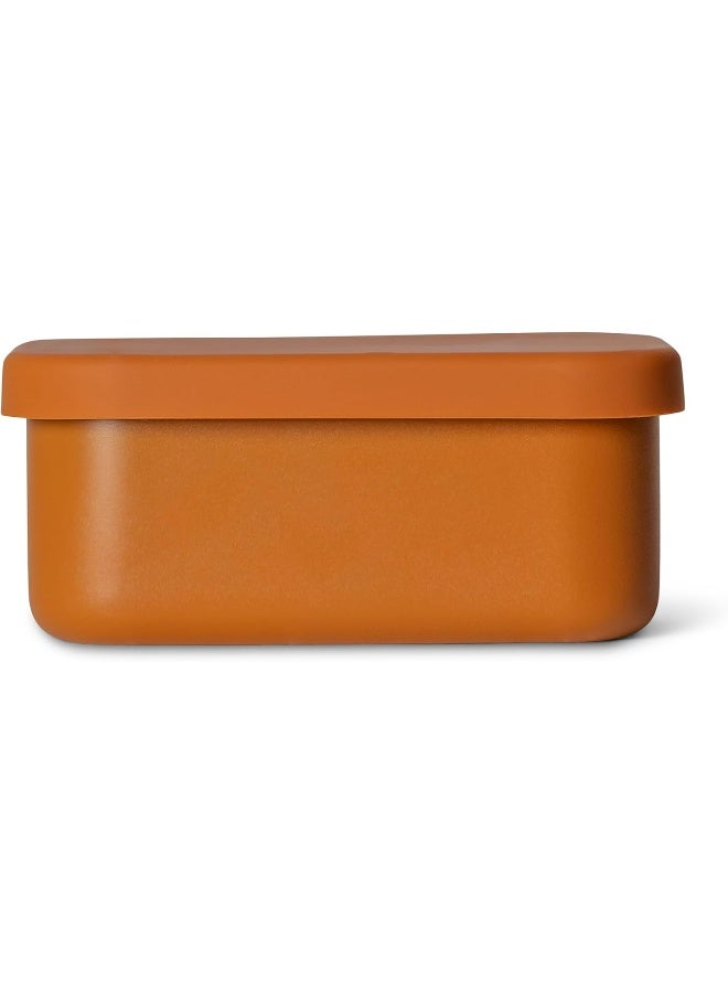 Citron Mini Stainless Steel Snackbox With 1 Compartment For Kids, Leak-Proof And Bpa FreeCaramel - Image 3
