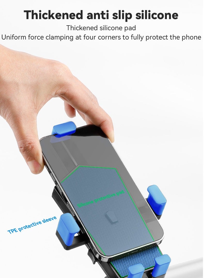 Arabest Bike Phone Holder Mount, Secure Handlebar Phone Mount Holder for Bike and Motorcycle, Suitable for iPhone and 4.5-6.8" Smartphones, Black  - Image 5