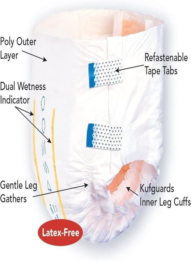 Tinkle Adult Diapers, Tape Style | Unisex Adult Diapers Extra Large (XL) | Waist Size 122-145Cm (48-57Inch) | Pack Of 10 | Leak Proof | Extra Absorb | Quick Dry Sheet | Leak Shield | Wetness Indicator - Image 2