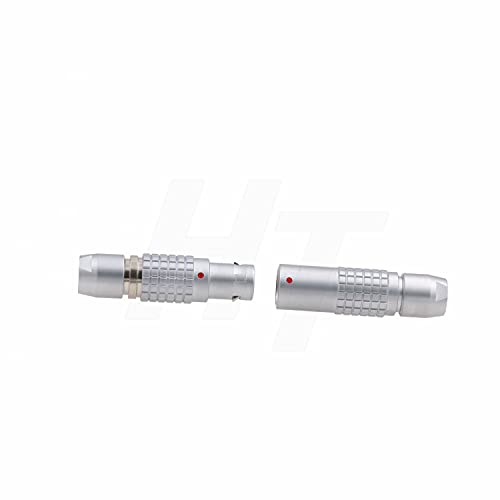 HangTon Compatible for Lemo 1B FGG PHG Connector Male Female Circular Push Pull Free Socket and Cable Plug 4pin Silvery - Image 3