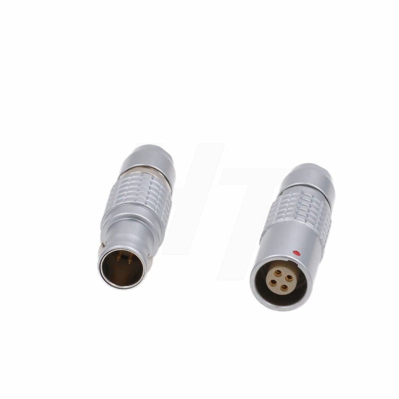 HangTon Compatible for Lemo 1B FGG PHG Connector Male Female Circular Push Pull Free Socket and Cable Plug 4pin Silvery - Image 2