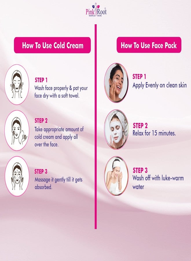 Pink Root Cocoa Butter Cold Cream 500gm with Papaya Mask 500gm - Image 4