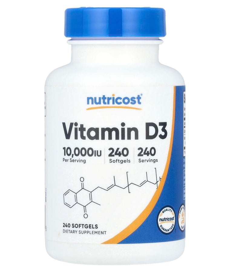Vitamin D3 250 mcg (10000 IU) 240 Softgels