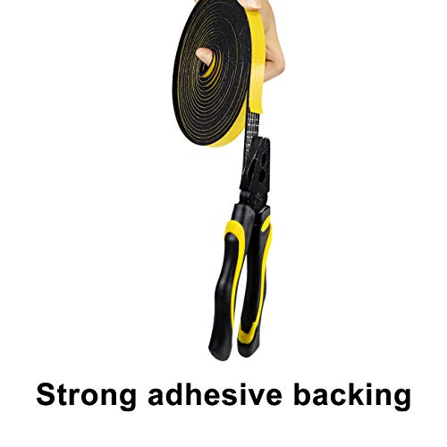 TORRAMI Weather Stripping for Windows 1/2 inch W x 1/4 inch T x 13 Ft Length,Foam Sealing Insulation Tape Weather Strip (Total 26 Ft Length, 2 Rolls of 13 Ft Each) - Image 5