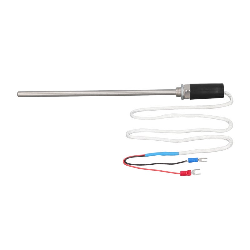 ELECALL K Type Thermocouple Probe 20cm Length 8mm Thread Diameter - Stainless Steel High Precision Temperature Sensor with U-Shaped Clamp for Industrial Laboratory Home Use - Image 2